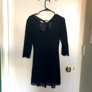 Suzanne black lace dress. Excellent condition.